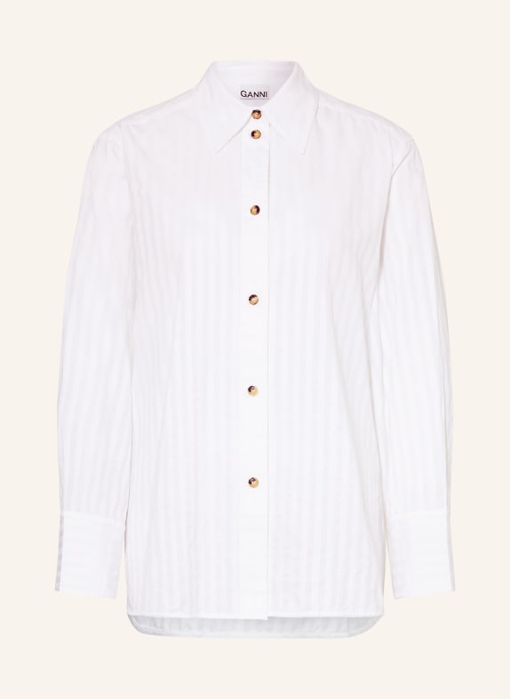 GANNI Shirt blouse WHITE