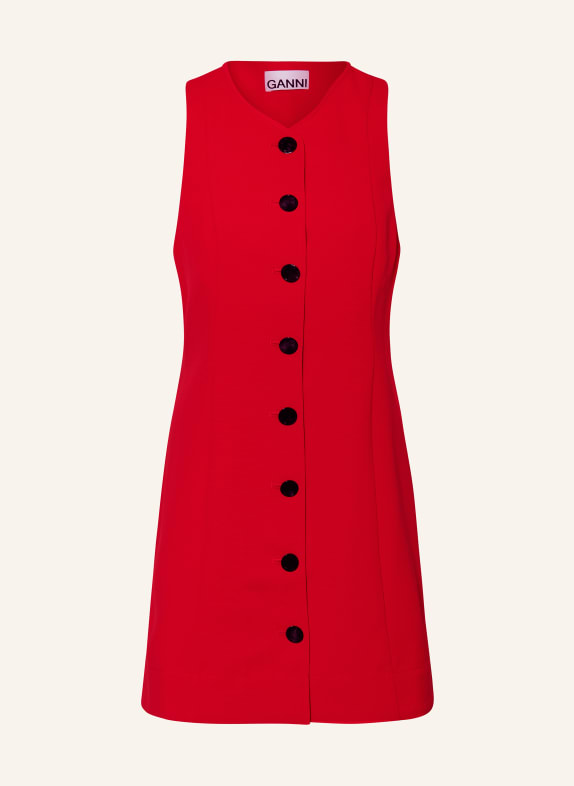 GANNI Kleid ROT
