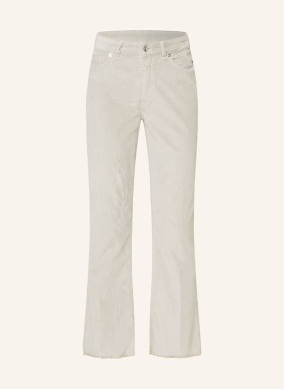 nine:inthe:morning 7/8 trousers EASY KICK in corduroy LIGHT GRAY