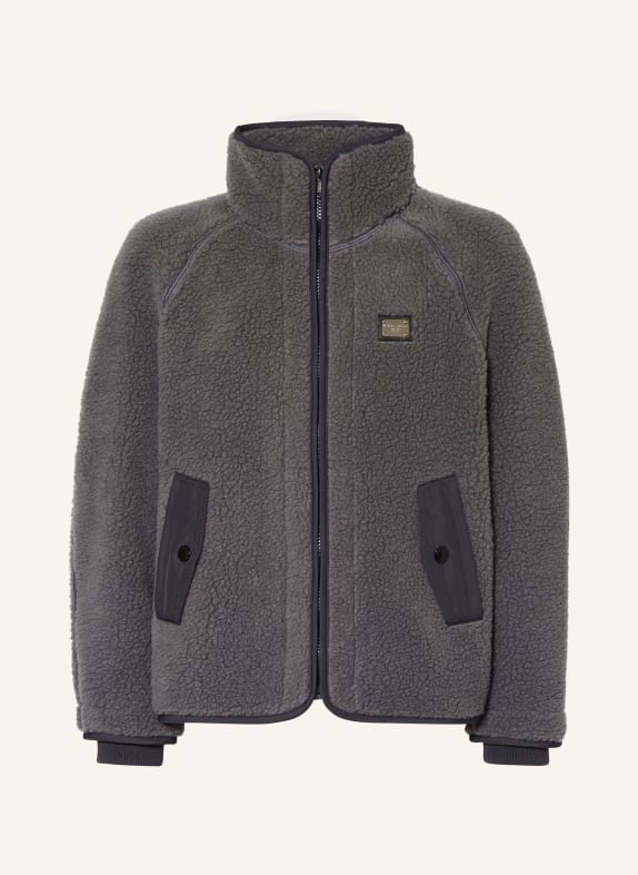 DOLCE & GABBANA Teddyfell-Overjacket GRAU