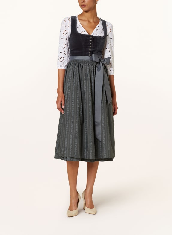 Hammerschmid Dirndl SCHLIERSEE DUNKELGRAU/ GRAU/ HELLGRAU