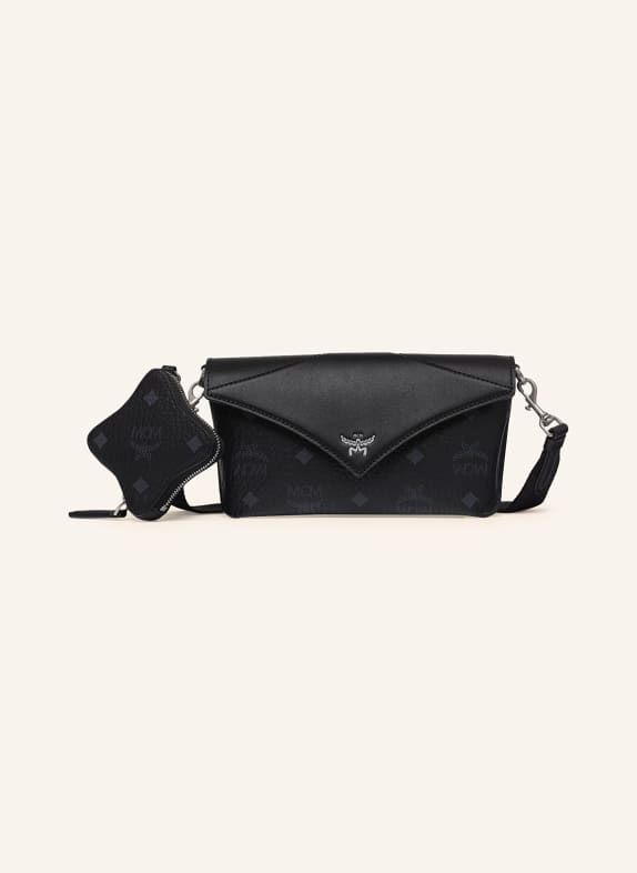 MCM Umhängetasche DIAMOND VI mit Pouch SCHWARZ/ GRAU