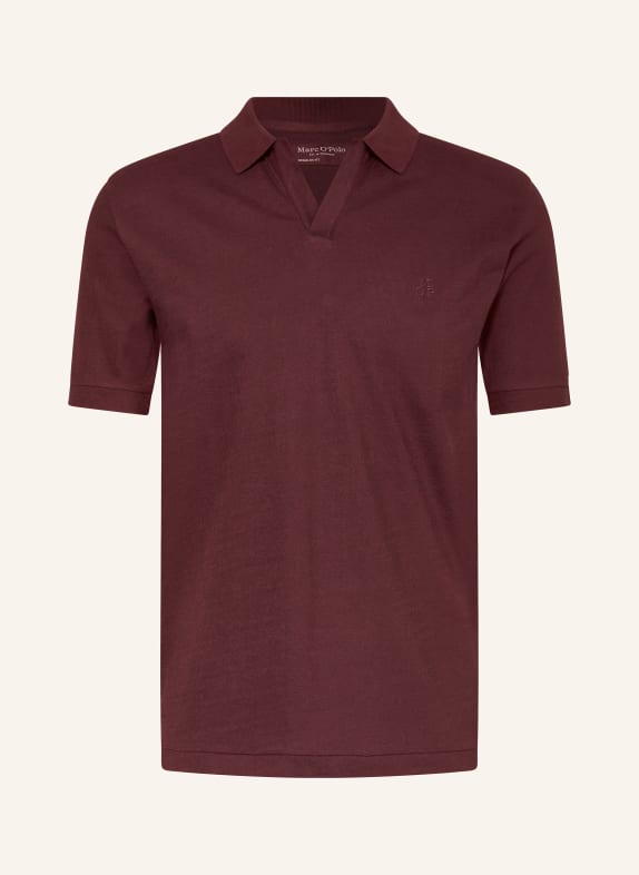 Marc O'Polo Jersey-Poloshirt Regular Fit DUNKELROT