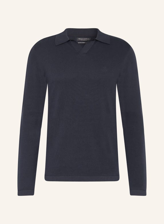 Marc O'Polo Knitted polo shirt DARK BLUE