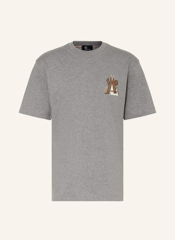 MONCLER GRENOBLE T-shirt SZARY
