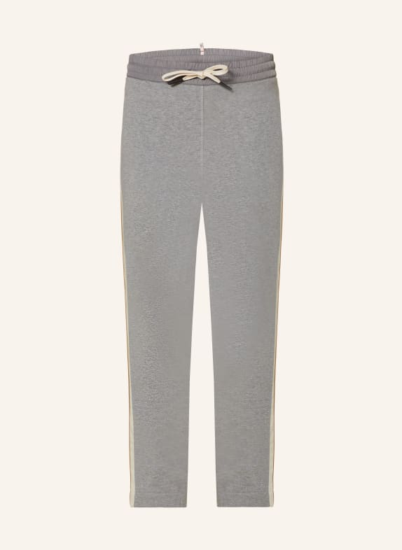 MONCLER GRENOBLE Sweatpants mit Galonstreifen 984 grey