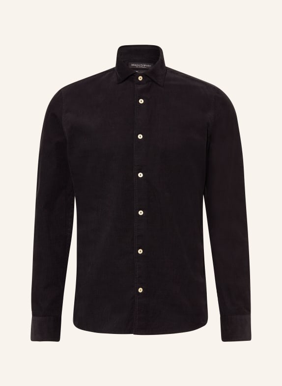 Marc O'Polo Cordhemd Shaped Fit SCHWARZ