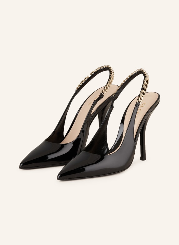 GUCCI Slingpumps 1000 NERO/NERO