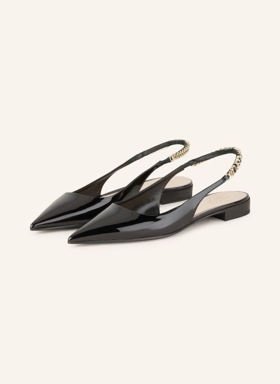 GUCCI Slingback ballerinas 1000 NERO/NERO