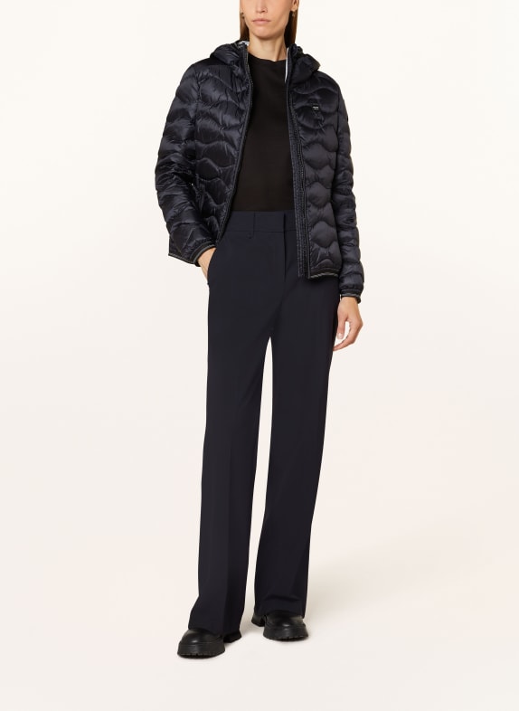 Blauer CAMELIA down jacket with gemstones DARK BLUE