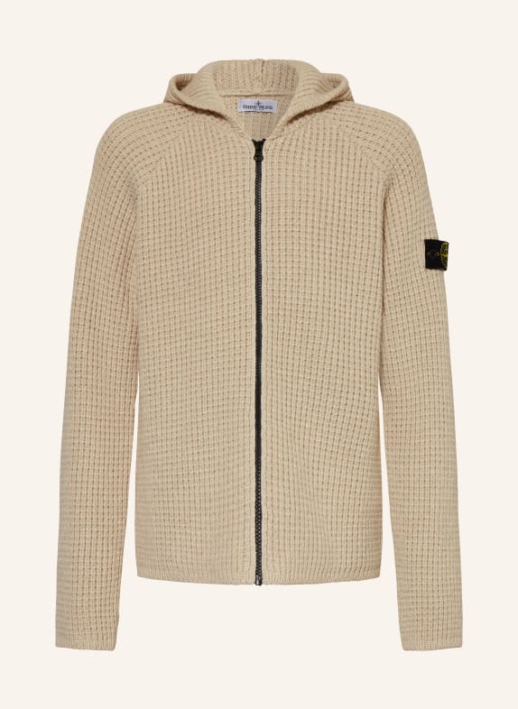 STONE ISLAND JUNIOR Strickjacke BEIGE