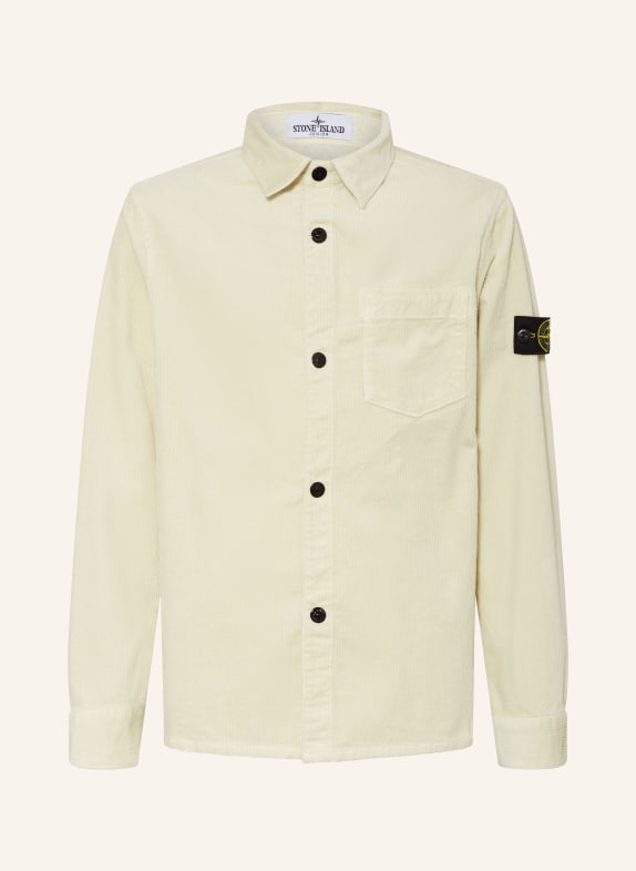 STONE ISLAND JUNIOR Cord-Overjacket HELLGRÜN