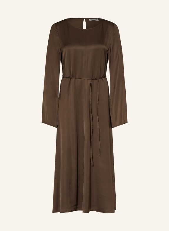 Marc O'Polo Satinkleid BRAUN
