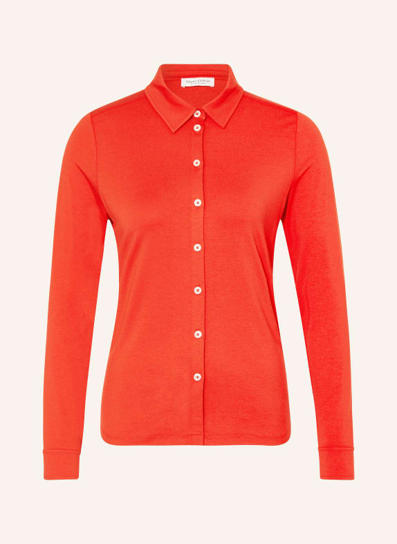 Marc O'Polo Shirt blouse made of jersey RED