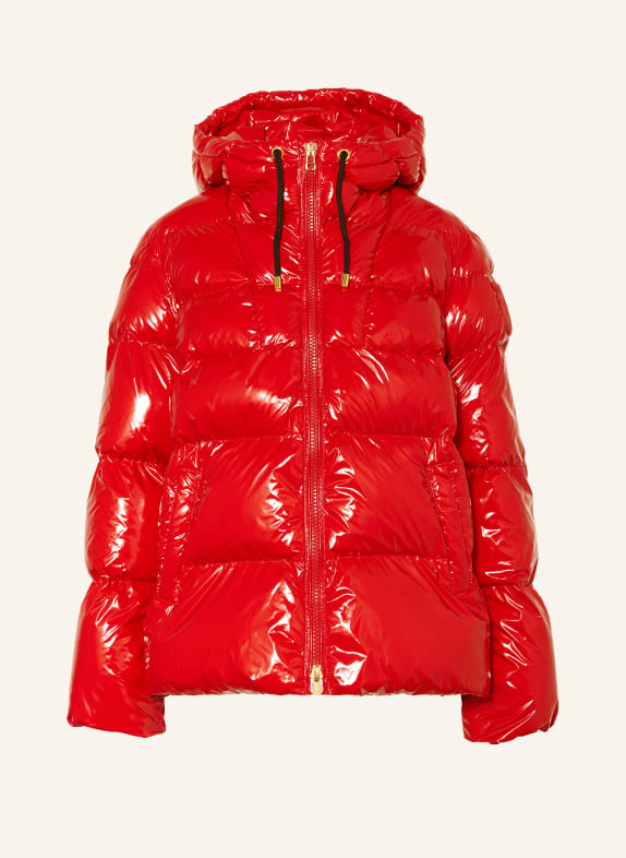 PINKO Quilted jacket ELEODORO RED