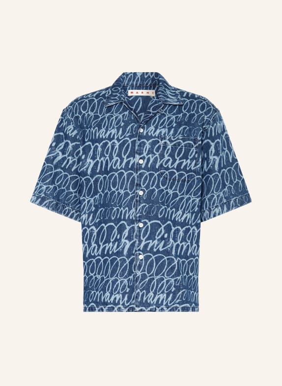 MARNI Jeanshemd Comfort Fit BLAU/ HELLBLAU