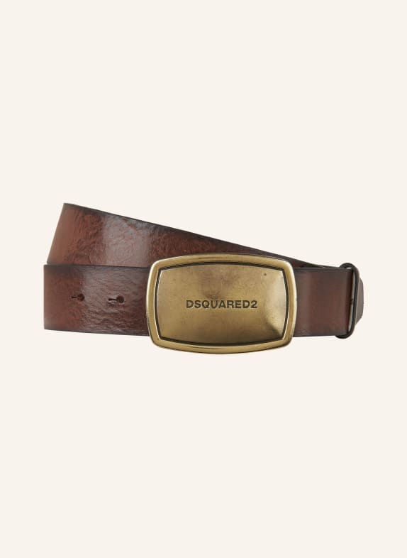 DSQUARED2 Leather belt BROWN