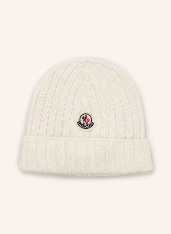 MONCLER enfant Mütze WEISS