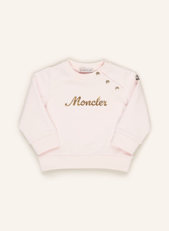 MONCLER enfant Bluza nierozpinana JASNORÓŻOWY