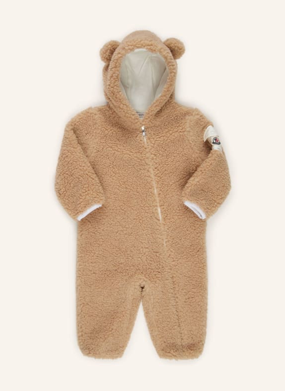 MONCLER enfant Teddyfell-Strampler BEIGE