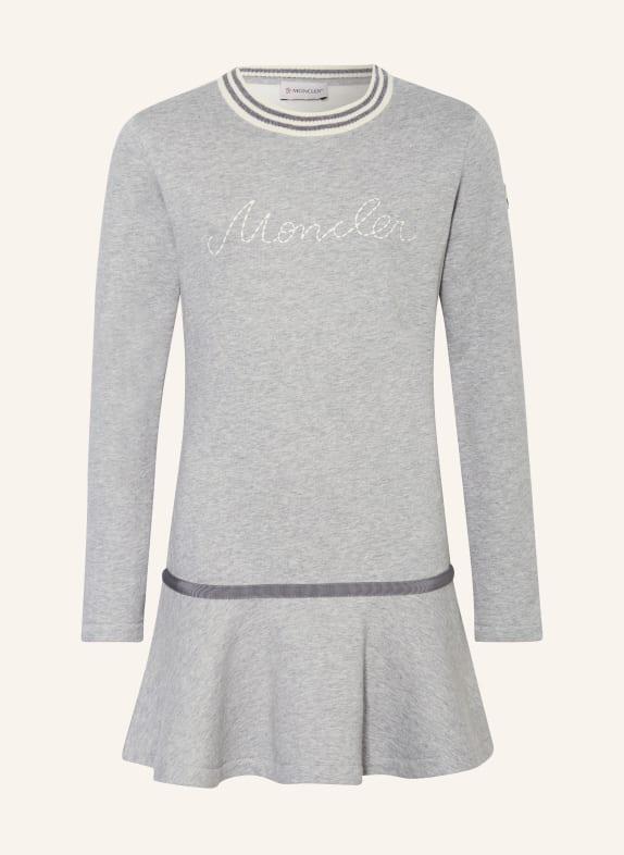 MONCLER enfant Sweatkleid GRAU