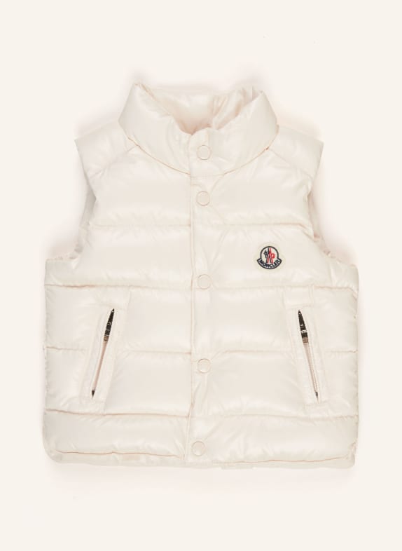 MONCLER enfant Kamizelka puchowa BERNARD JASNORÓŻOWY