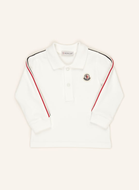 MONCLER enfant Koszulka polo z piki KREMOWY