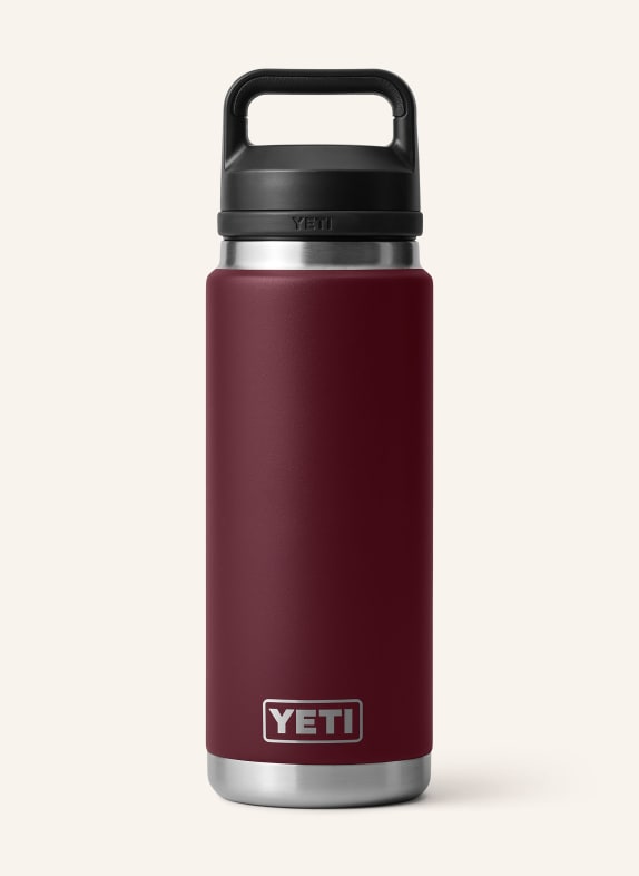 YETI Isolierflasche RAMBLER® 2.0 DUNKELROT/ SCHWARZ