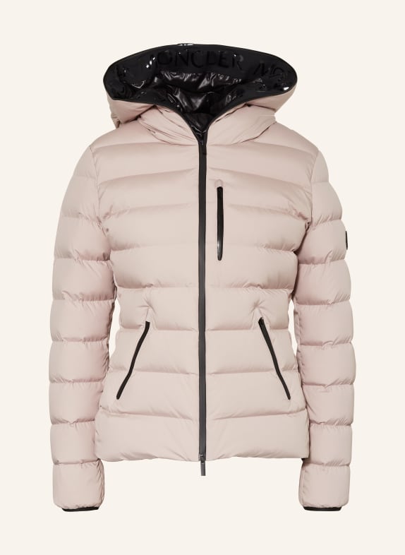 MONCLER Kurtka puchowa HERBE JASNORÓŻOWY/ CZARNY