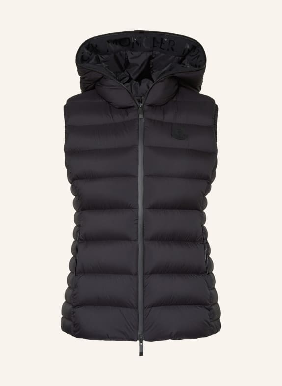 MONCLER Down vest BARRAUX BLACK