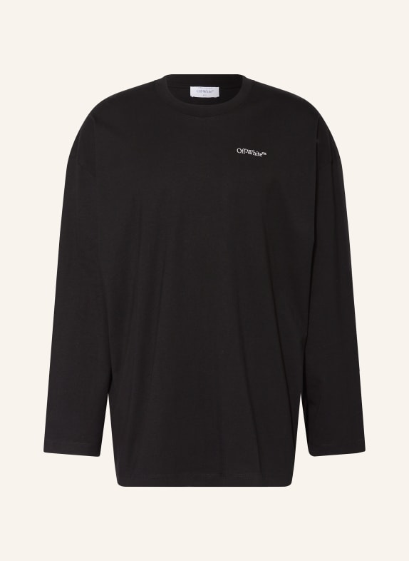 Off-White Oversized longsleeve VANISH ARROW BLACK/ LIGHT PINK