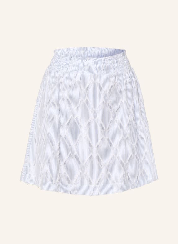 Y.A.S. Skirt WHITE/ LIGHT BLUE