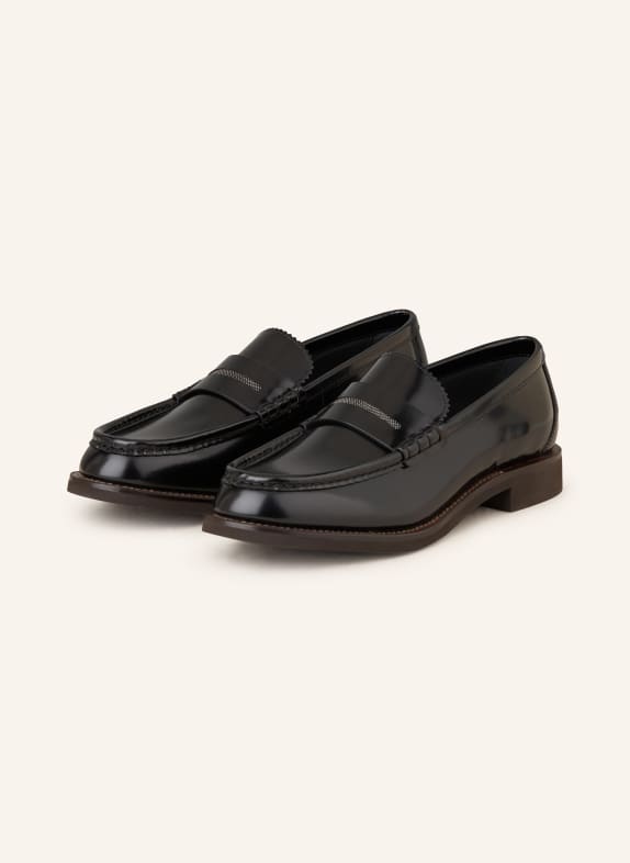 BRUNELLO CUCINELLI Penny loafers BLACK