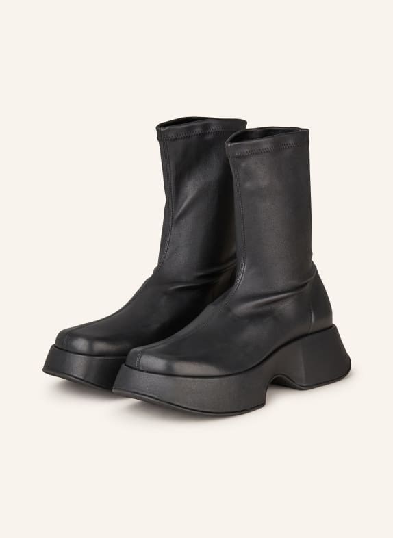 VIC MATIÉ Boots SCHWARZ