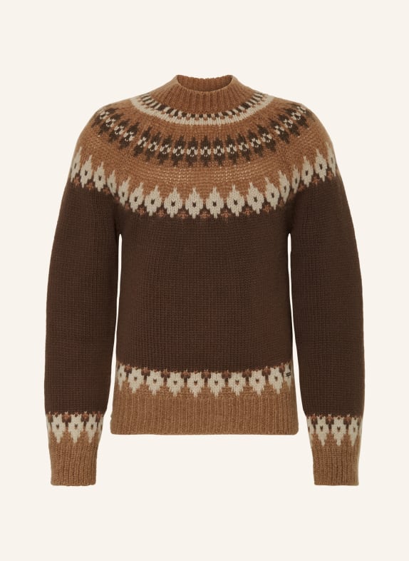 DSQUARED2 Pullover BRAUN/ DUNKELBRAUN/ HELLBRAUN