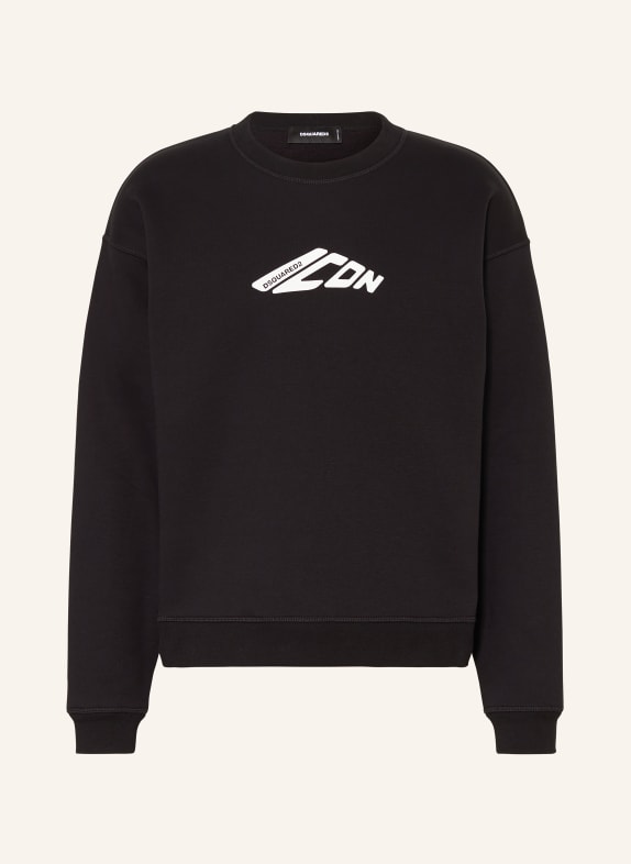 DSQUARED2 Sweatshirt ICON BLACK/ WHITE