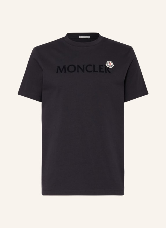 MONCLER T-shirt GRANATOWY
