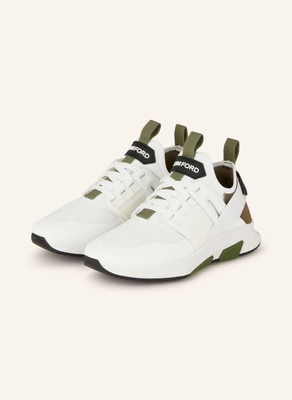 TOM FORD Sneaker JAGO WEISS/ OLIV