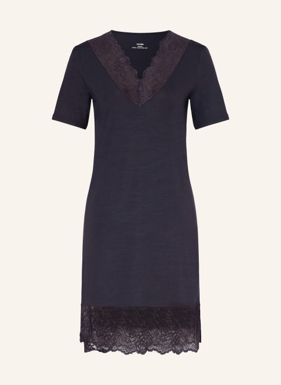 CALIDA Nachthemd ELEGANT DREAMS DUNKELBLAU