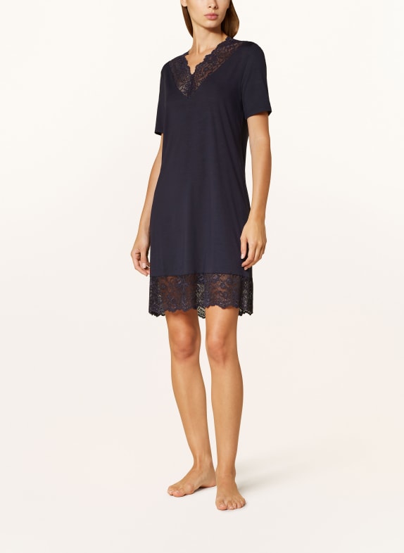CALIDA Nachthemd ELEGANT DREAMS DONKERBLAUW