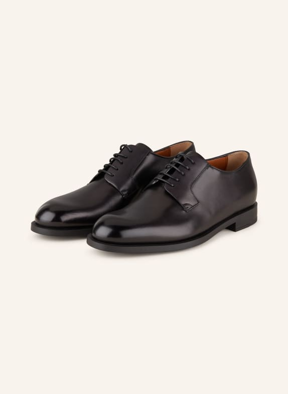 ZEGNA Buty sznurowane CZARNY