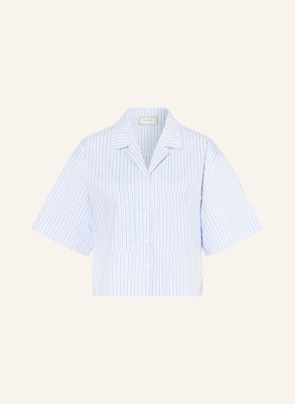 NEO NOIR Blouse GINNA WHITE/ LIGHT BLUE