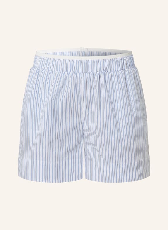 NEO NOIR Shorts SHADY LIGHT BLUE/ WHITE