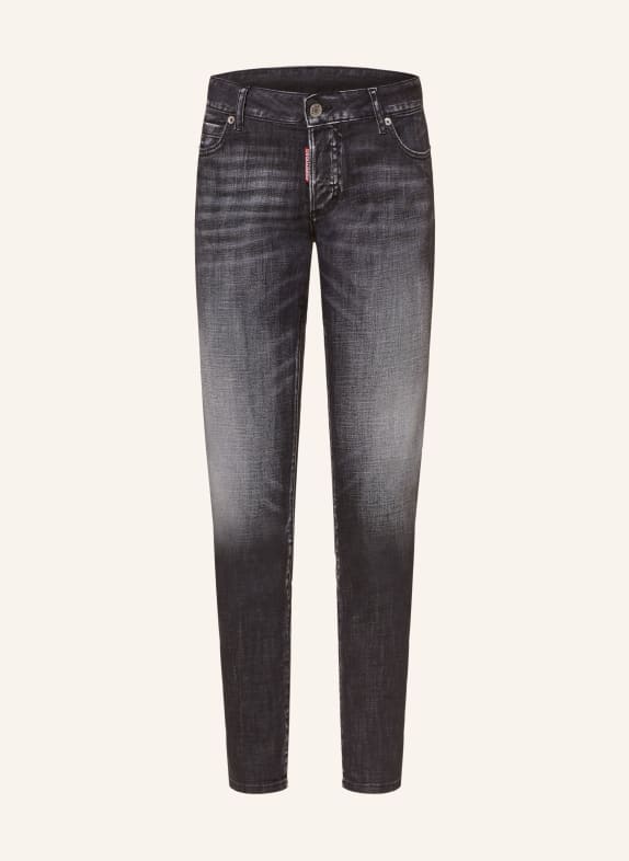 DSQUARED2 Jeansy straight JENNIFER 900 BLACK