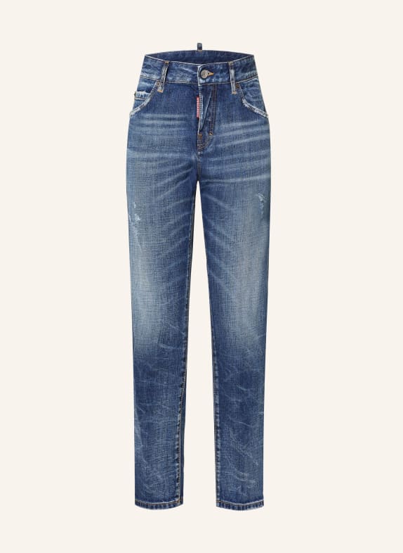 DSQUARED2 Jeansy skinny COOL GIRL 470 NAVY BLUE