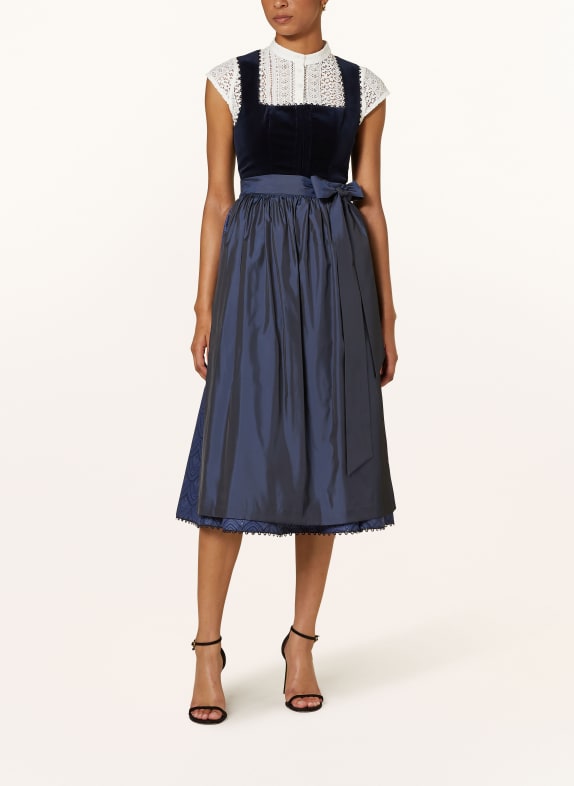 KINGA MATHE Dirndl LAVAL DUNKELBLAU/ BLAU