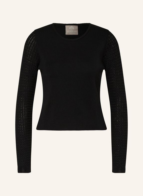 BERWIN & WOLFF Pullover SCHWARZ