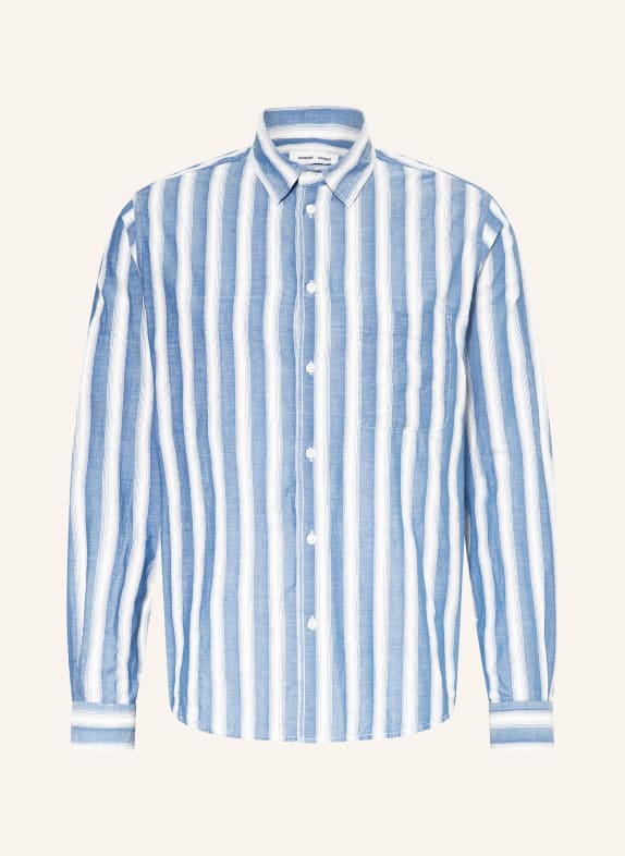 SAMSØE  SAMSØE Hemd SARYAN Comfort Fit BLAU/ WEISS