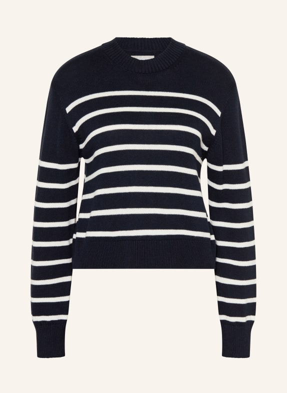 Barbour Pullover EMERY DUNKELBLAU/ WEISS
