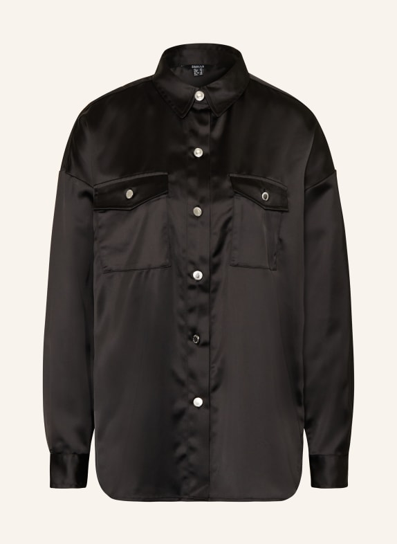 BARBOUR INTERNATIONAL Kurtka pikowana INTERNATION POLARQUILT ze sztucznym futrem CZARNY